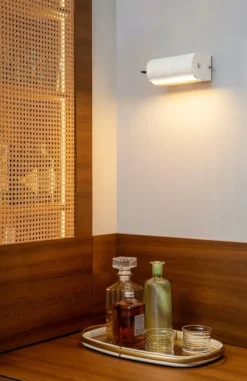 Nemo Lighting Applique Cylindrique Petite wall lamp, white