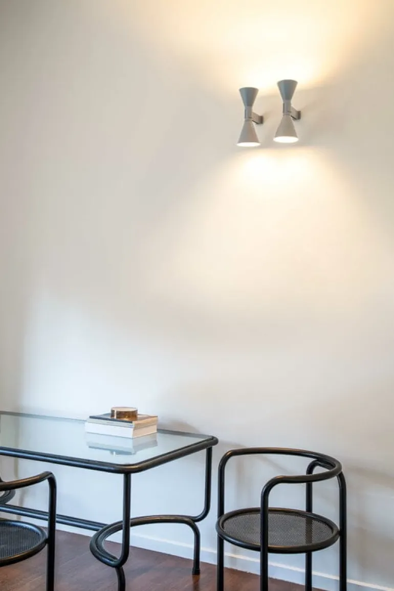 Nemo Lighting Applique de Marseille Mini wall lamp, grey