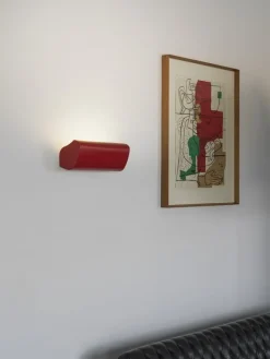 Nemo Lighting Applique Radieuse wall lamp, red