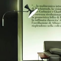 Nemo Lighting Lampe de Marseille Mini wall lamp, black