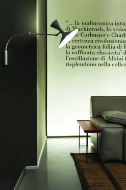 Nemo Lighting Lampe de Marseille Mini wall lamp, grey