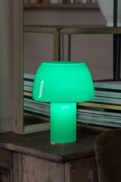 Nemo Lighting Lorosae portable table lamp, rosemary green