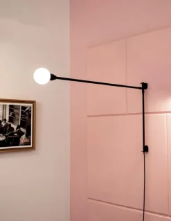 Nemo Lighting Potence Pivotante Mini wall lamp, red