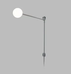 Nemo Lighting Potence Pivotante Mini wall lamp, grey