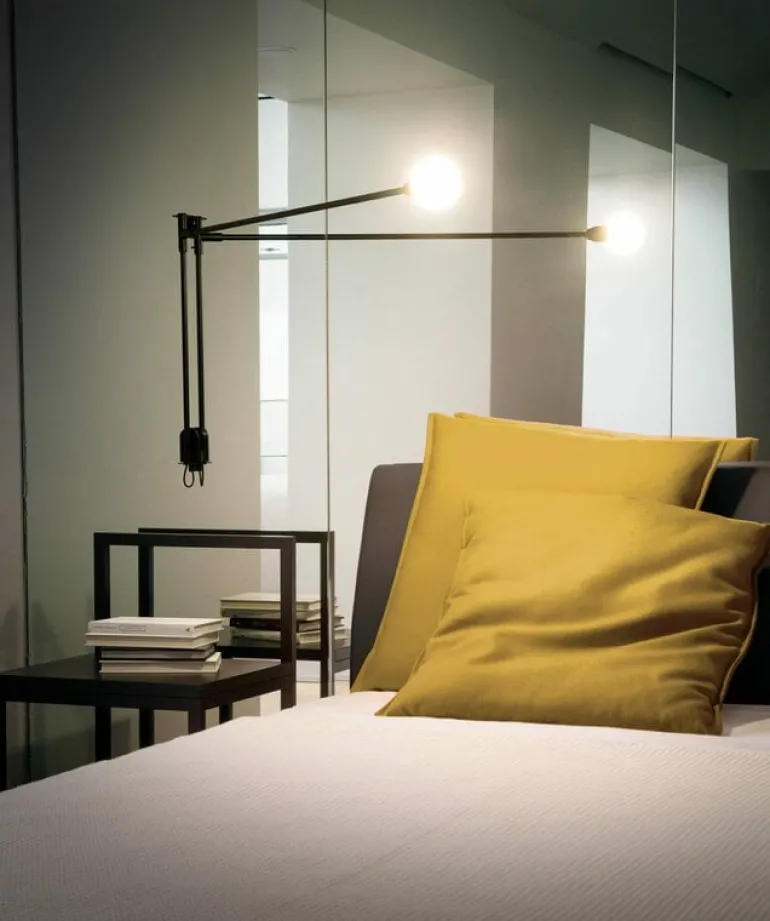 Nemo Lighting Potence Pivotante Mini wall lamp, grey