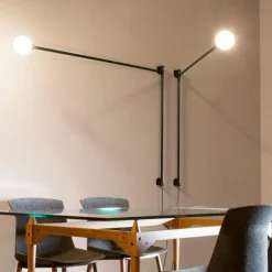 Nemo Lighting Potence Pivotante Mini wall lamp, black