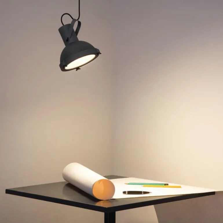 Nemo Lighting Projecteur 165 pendant, white sand