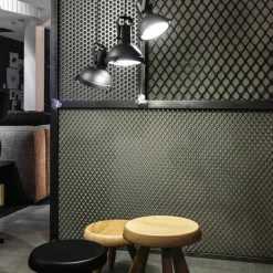 Nemo Lighting Projecteur 165 pendant, white sand