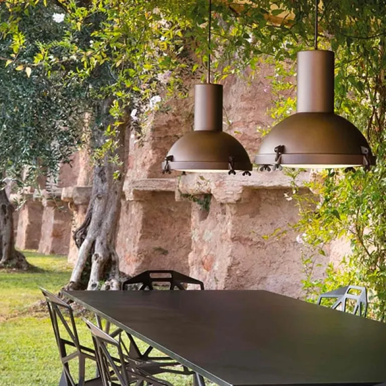 Nemo Lighting Projecteur 365 pendant, outdoor, night blue