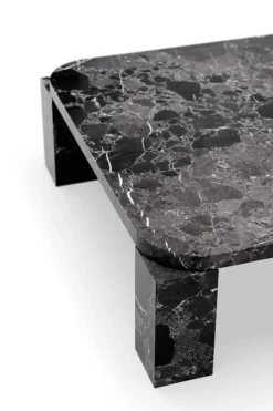 New Works Atlas coffee table, 60 x 60 cm, black marble