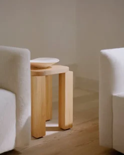 New Works Atlas stool, natural oak