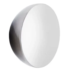 New Works Aura mirror, large, stainless steel