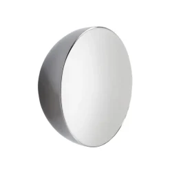 New Works Aura mirror, small, stainless steel