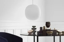 New Works Aura table mirror, stainless steel