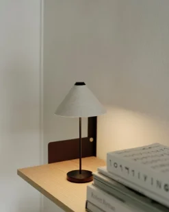 New Works Brolly portable table lamp, linen