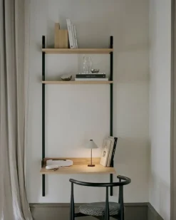 New Works Brolly portable table lamp, linen