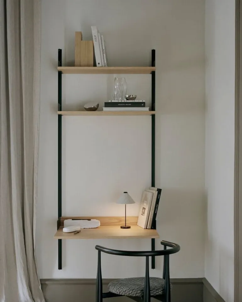 New Works Brolly portable table lamp, linen