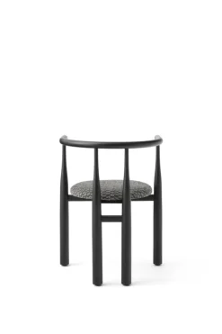 New Works Bukowski chair, black - Pur Lin 080