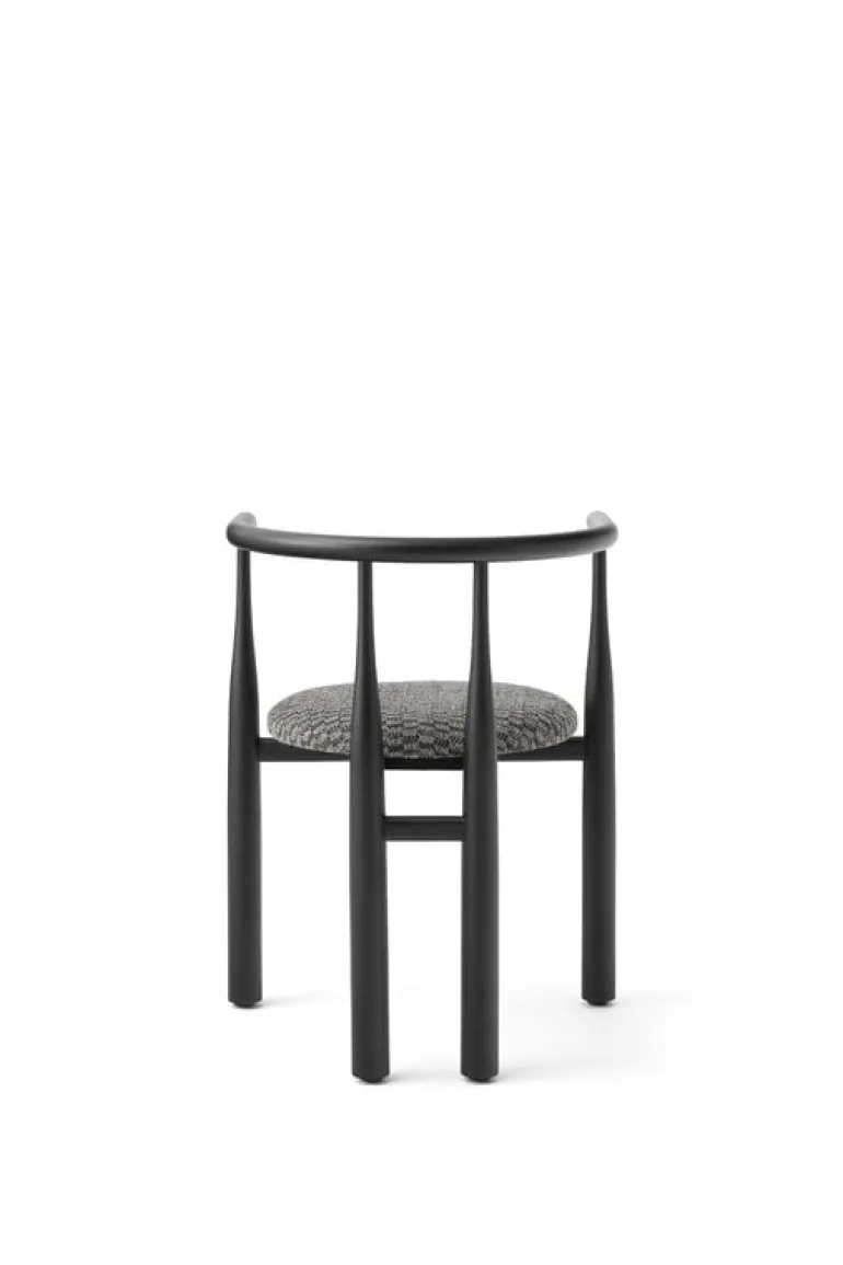 New Works Bukowski chair, black - Pur Lin 080