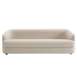 New Works Covent sofa 3 - seater, deep, white