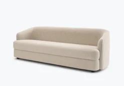 New Works Covent sofa 3 - seater, deep, white