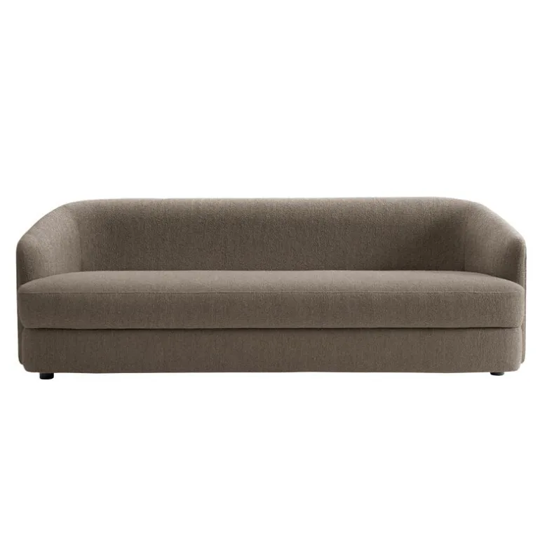 New Works Covent sofa 3-seater, deep, dark taupe
