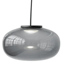 New Works Karl-Johan pendant, 40 cm, smoked glass