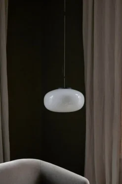 New Works Karl-Johan pendant, 23 cm, opal glass