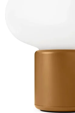 New Works Karl-Johan portable table lamp, ochre yellow