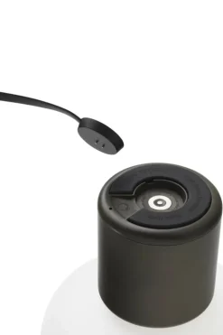 New Works Karl-Johan portable table lamp, forest green