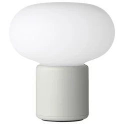 New Works Karl-Johan portable table lamp, light grey