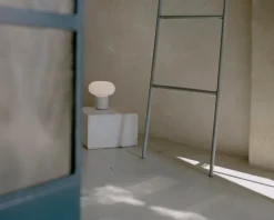 New Works Karl-Johan portable table lamp, light grey