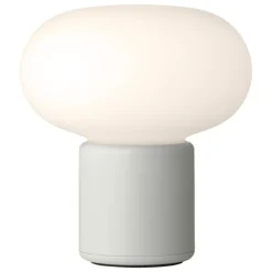 New Works Karl-Johan portable table lamp, light grey