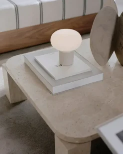 New Works Karl-Johan portable table lamp, light grey