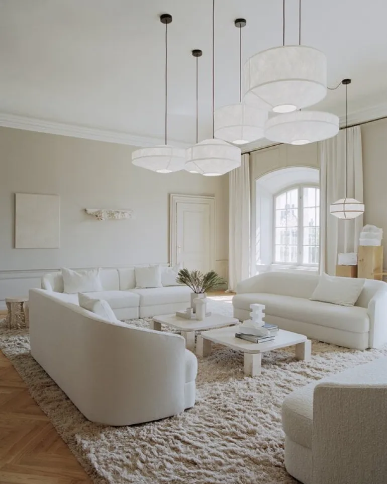 New Works Kite pendant, 55 cm, white