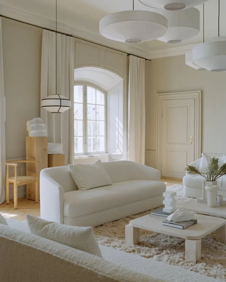 New Works Kite pendant, 55 cm, white