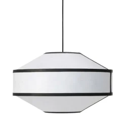 New Works Kite pendant, 55 cm, white - black