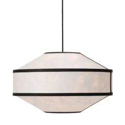 New Works Kite pendant, 55 cm, white - black