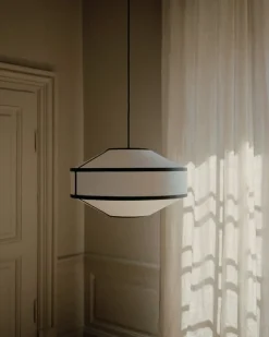 New Works Kite pendant, 55 cm, white - black