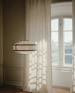 New Works Kite pendant, 55 cm, white - black