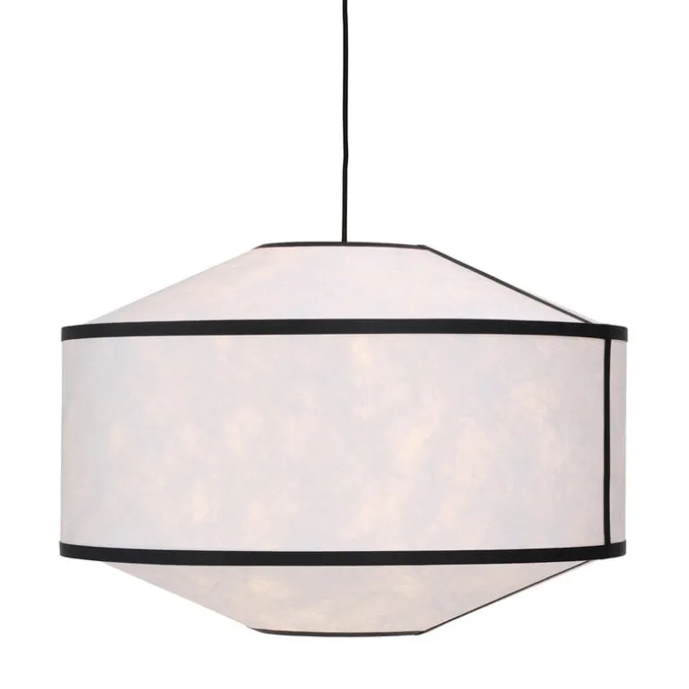 New Works Kite pendant, 65 cm, white - black