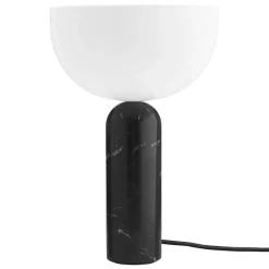 New Works Kizu table lamp, large, black marble