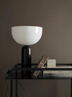 New Works Kizu table lamp, large, black marble