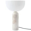 New Works Kizu table lamp, large, Kunis Breccia marble