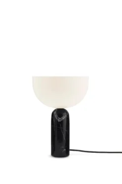 New Works Kizu table lamp, small, black marble