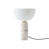 New Works Kizu table lamp, small, Kunis Breccia marble