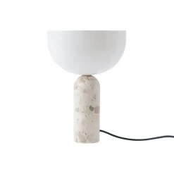 New Works Kizu table lamp, small, Kunis Breccia marble