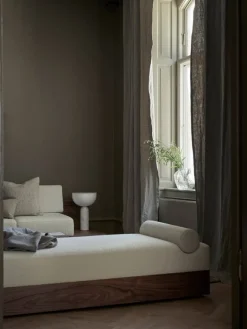 New Works Kizu table lamp, large, white marble