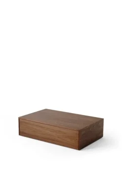New Works Mass High coffee table with drawer, walnut