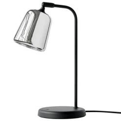 New Works Material table lamp, stainless steel